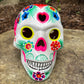 mexican sugar skull pottery face