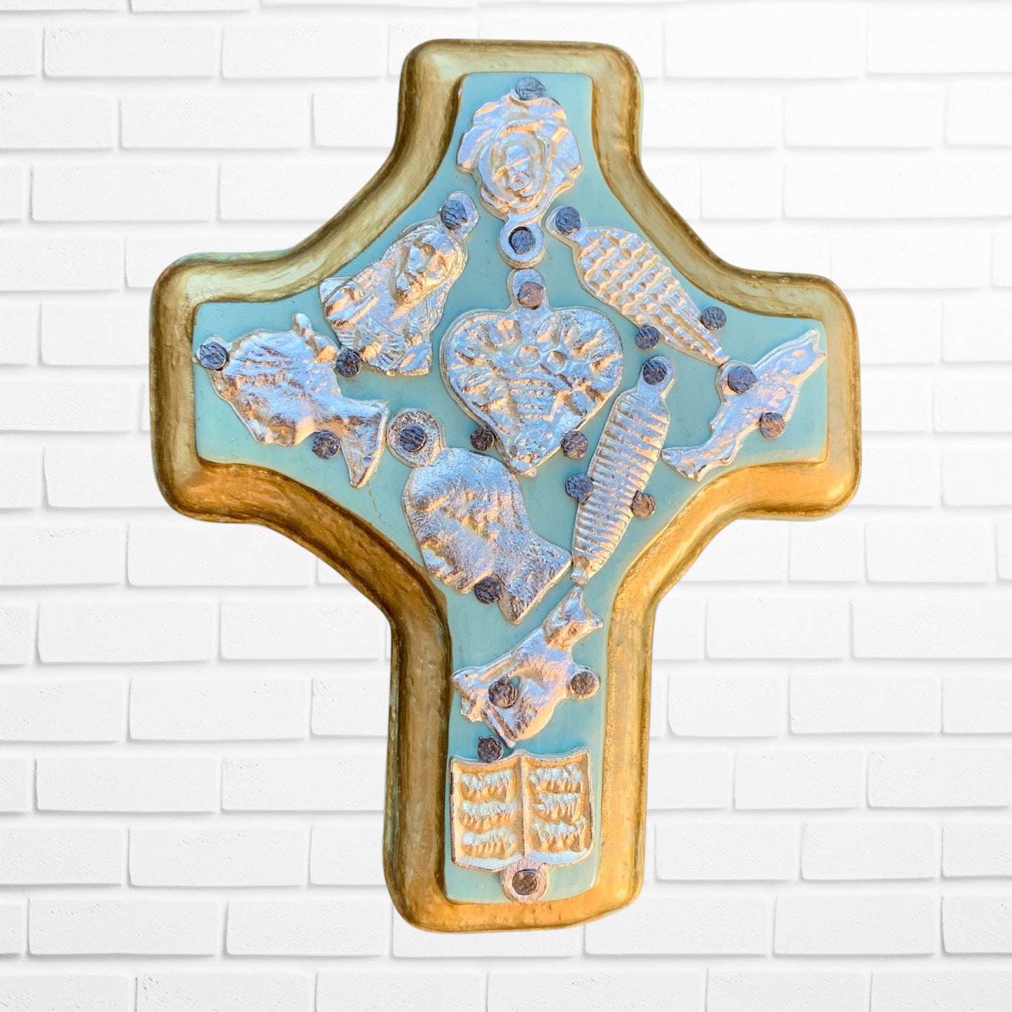 Milagros Wood Cross Mini