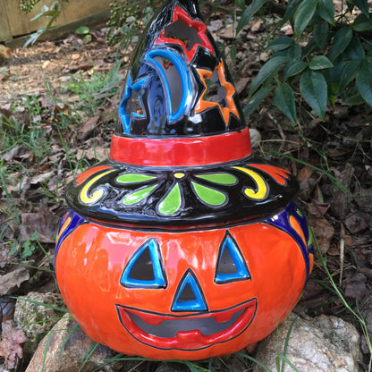 Talavera Witchy Pumpkin
