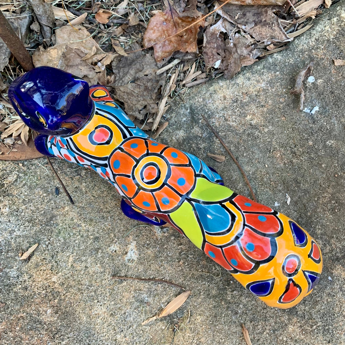 Talavera Pottery Squirrel Top