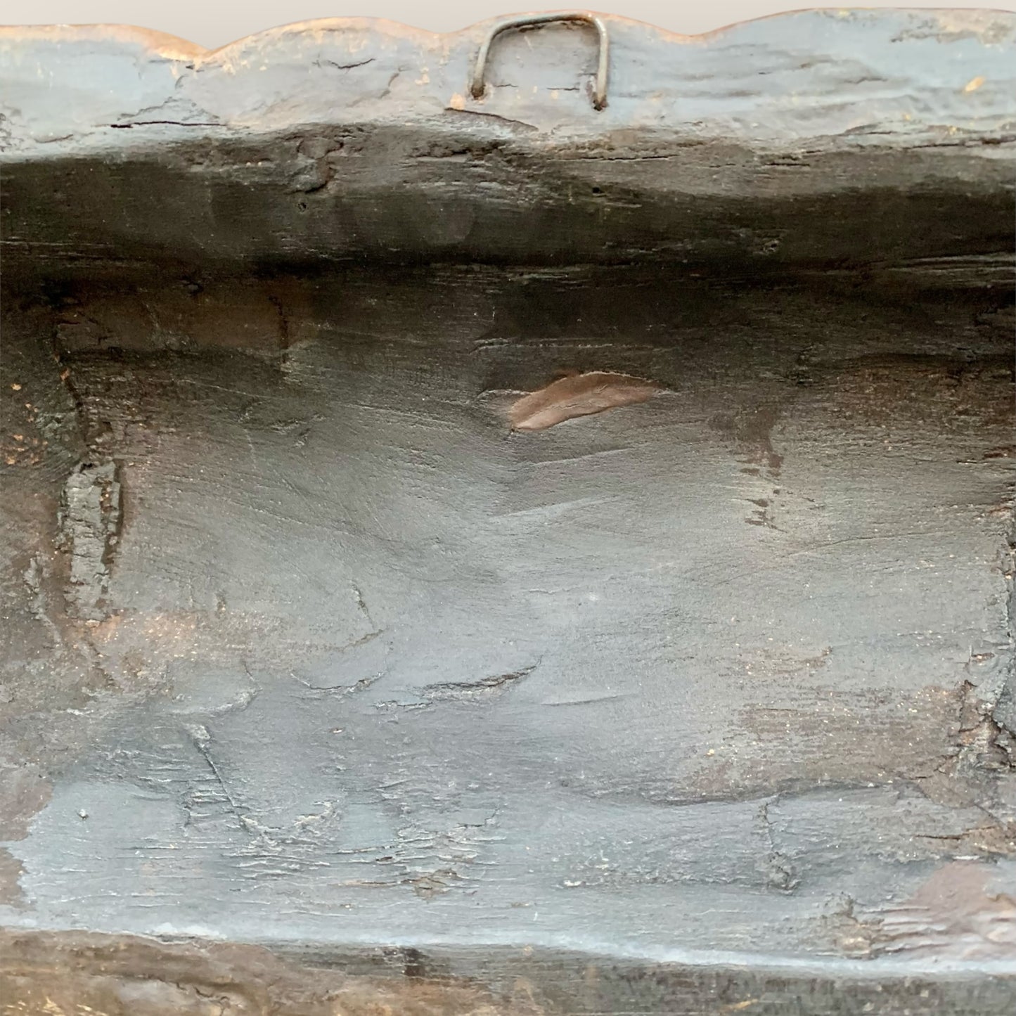 Wood Winged Cherub Rustic Grande back hook