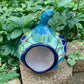 Mexican Talavera pumpkin JOL back