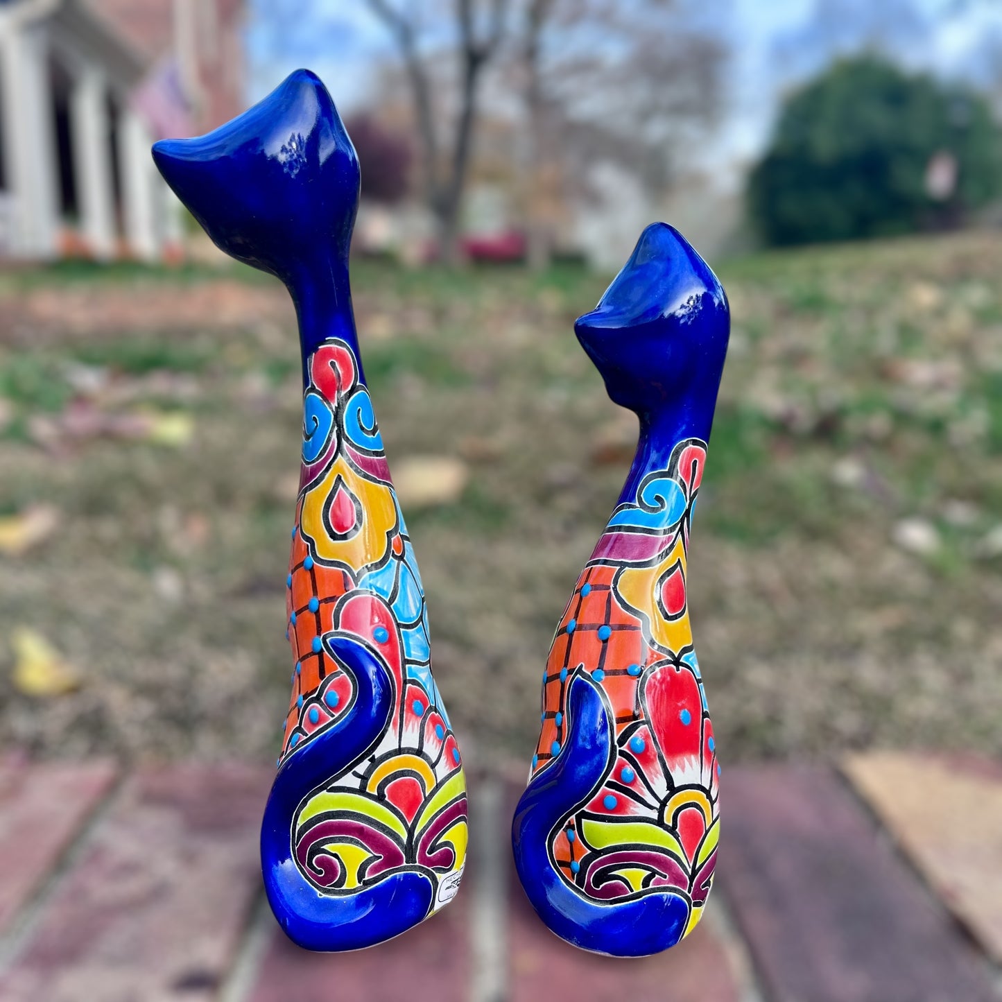 Talavera Amore Kitten Set back
