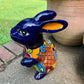 Talavera bunny rabbit standing side by side