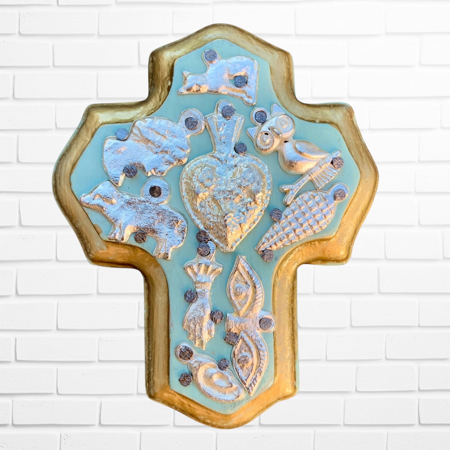 Milagros Wood Cross Mini