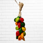 Habanero chili pepper ceramic string multi color