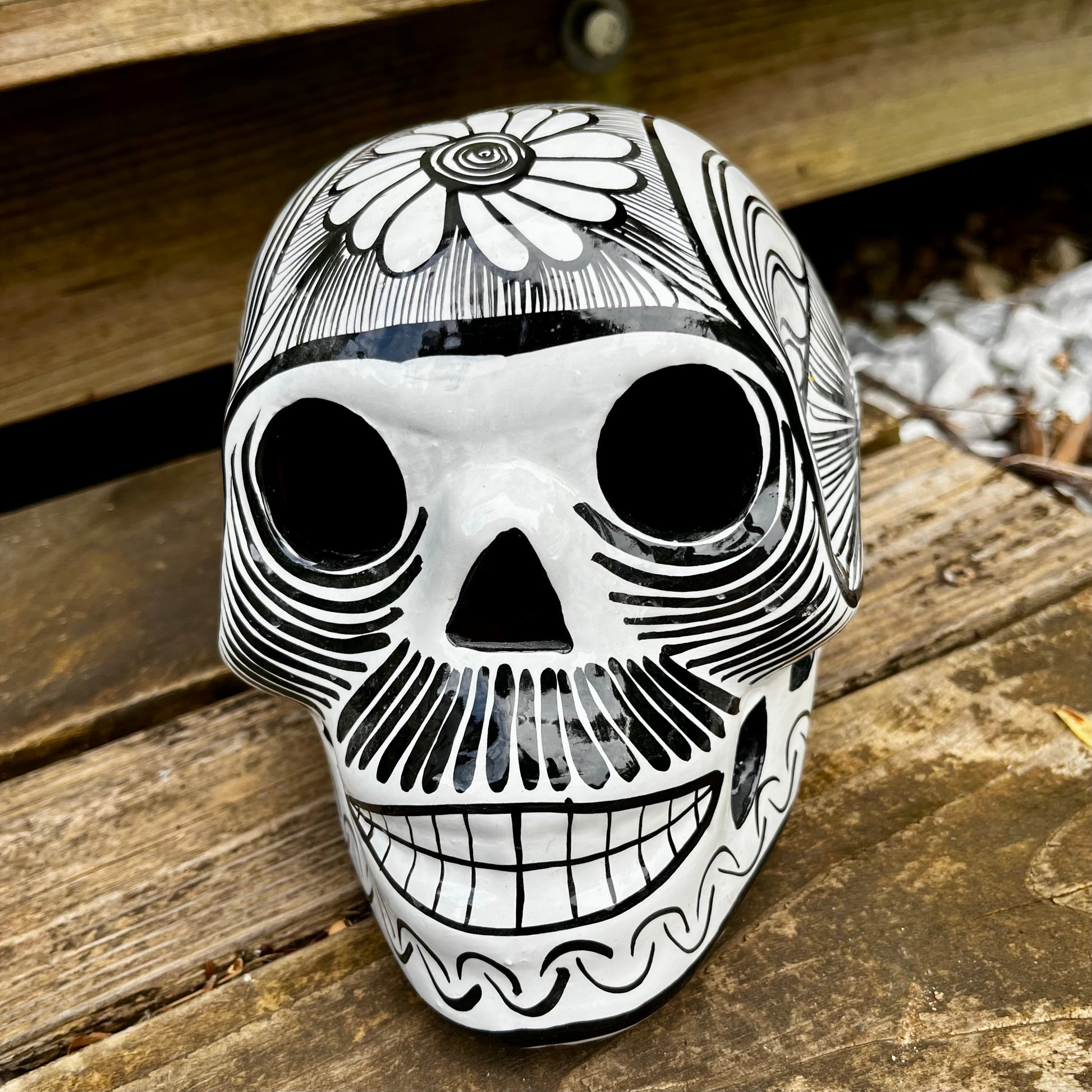 Painted sugar skull front
