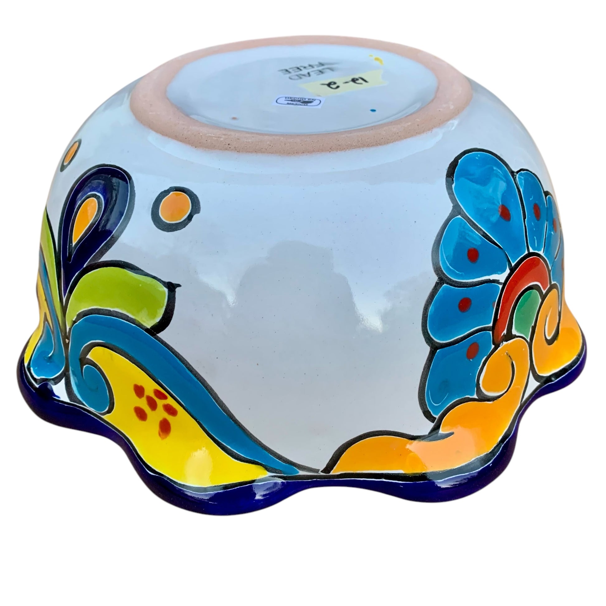 Talavera Salad Bowl grande outside side