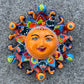 Talavera wall sunface with planets