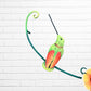 Decorative Hummingbird Golden Butterfly Floral Metal Wall Art Bird Close up