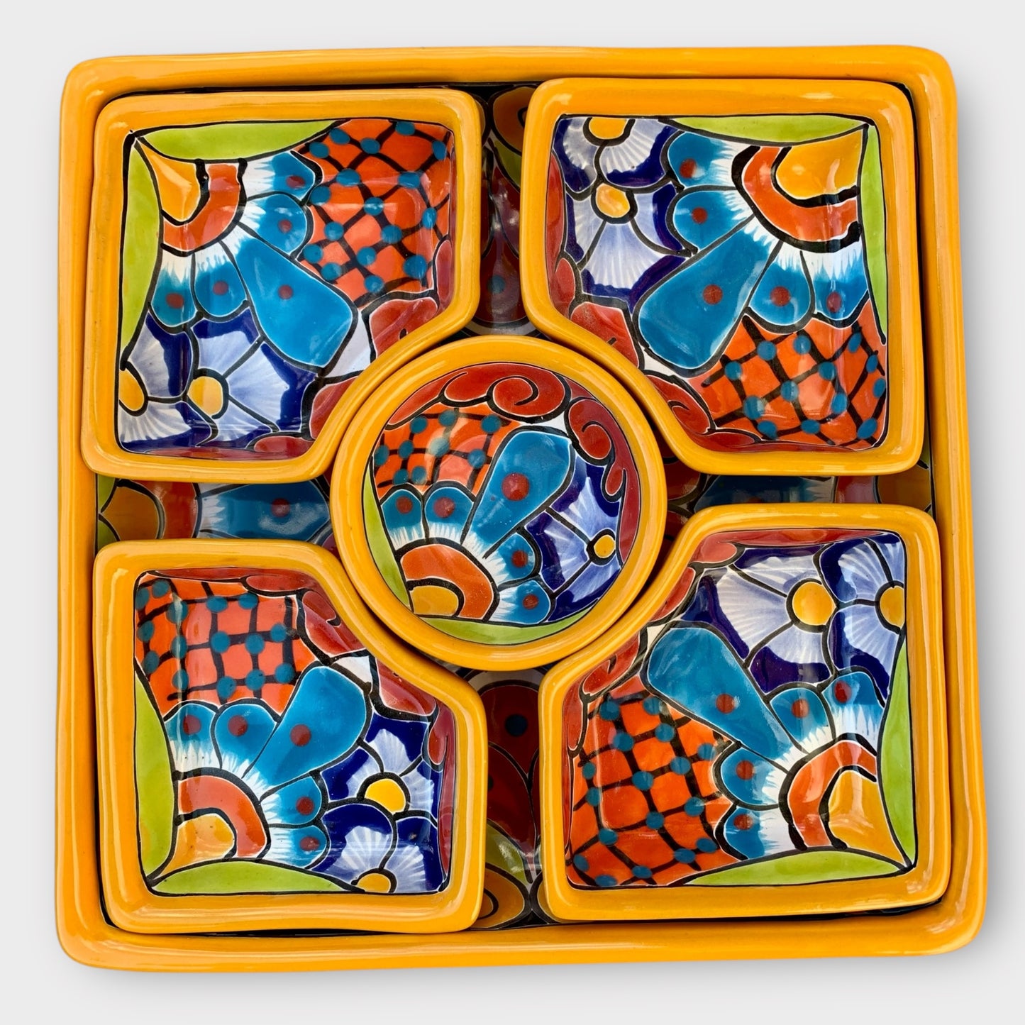 Talavera Serving Dish Cuadrado