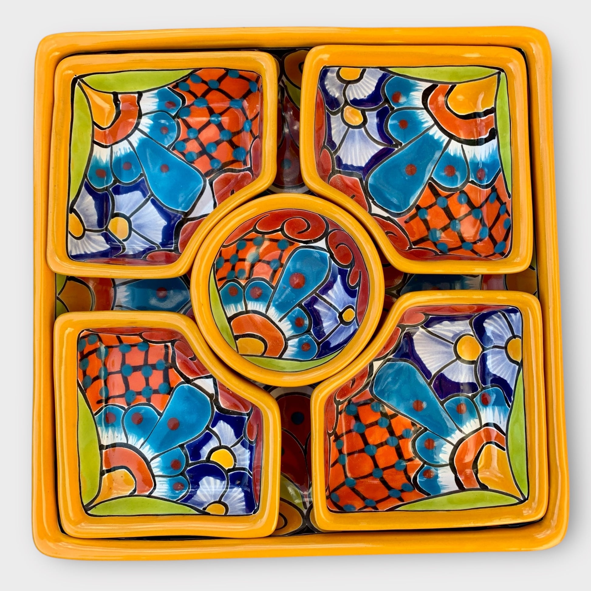 Talavera Serving Dish Cuadrado