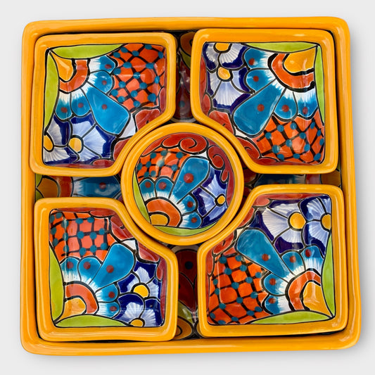 Talavera Serving Dish Cuadrado