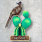 Road runner metal welcome sign