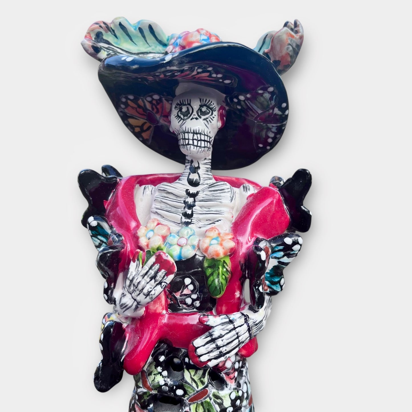 Talavera Catrina butterflies face