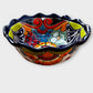 Mexican Talavera Salad Serving Bowl side