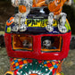 Mexican catrina transport bus talavera drivers