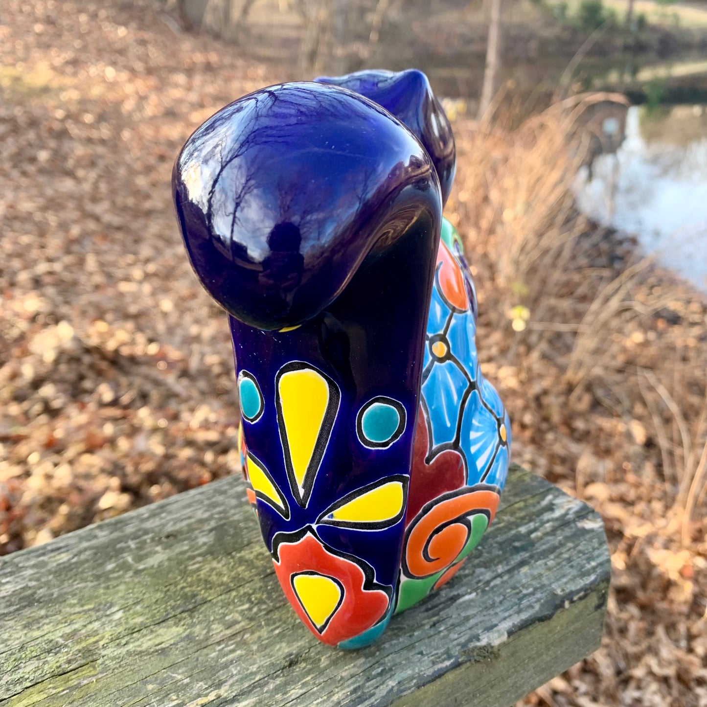 Talavera Pottery Squirrel Nut