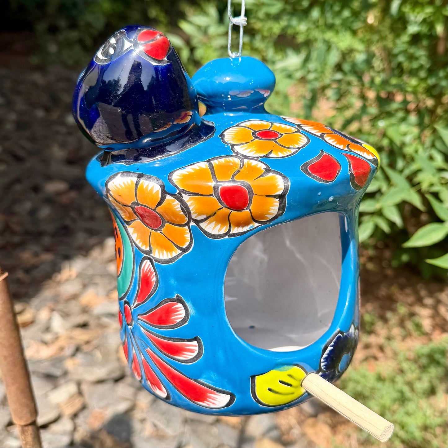 Talavera Pottery Bird House Cottage