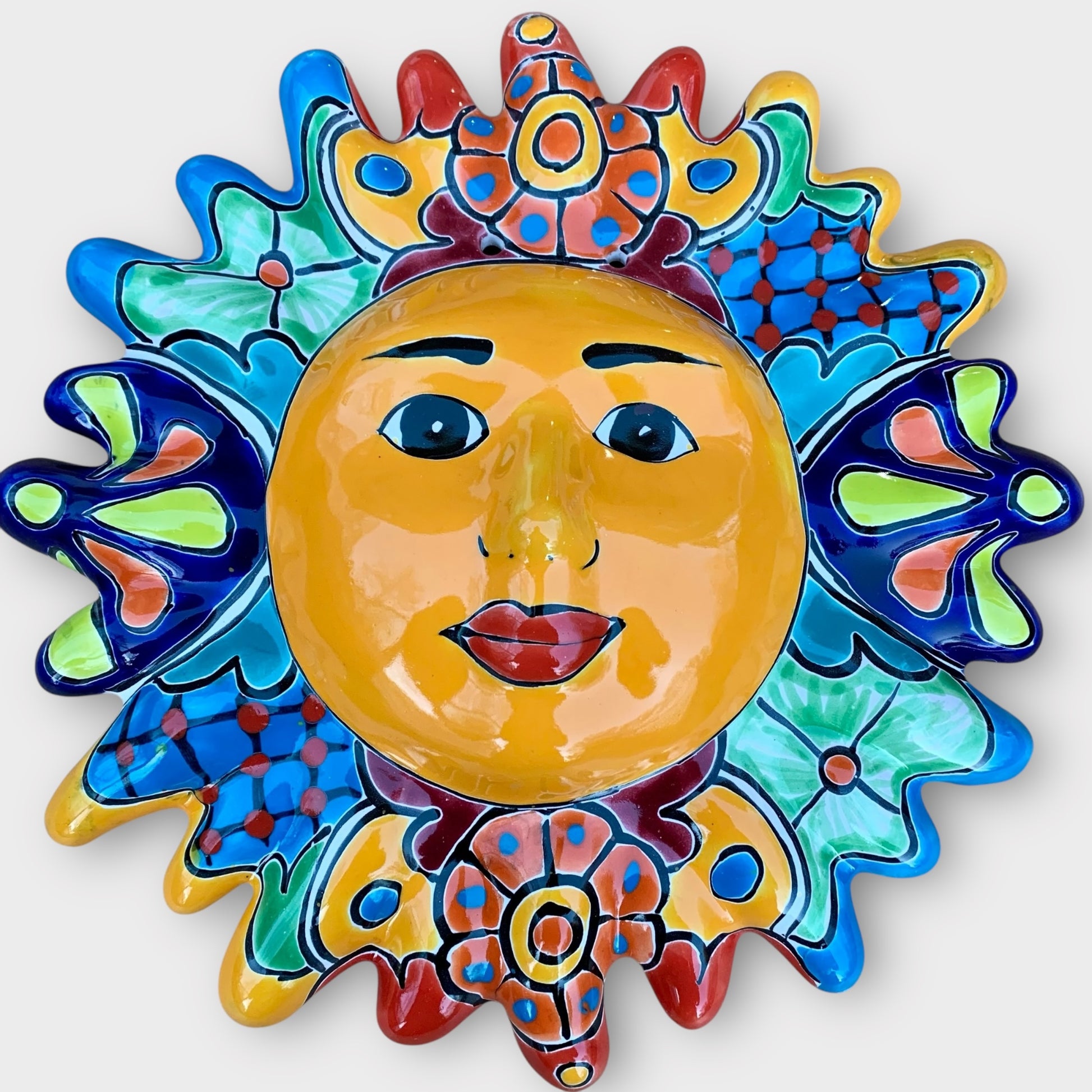 Mexican Talavera Wall Sunface