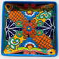 Mexican Talavera sectional square serving dish outer plate 