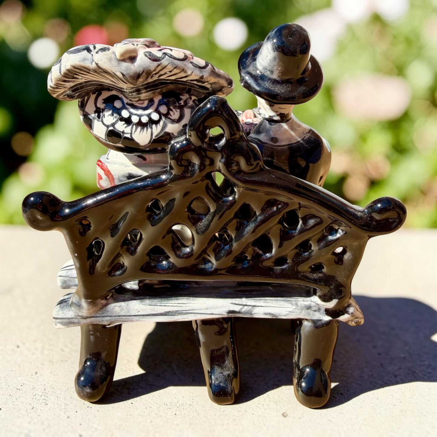 Catrina Couple on a Bench