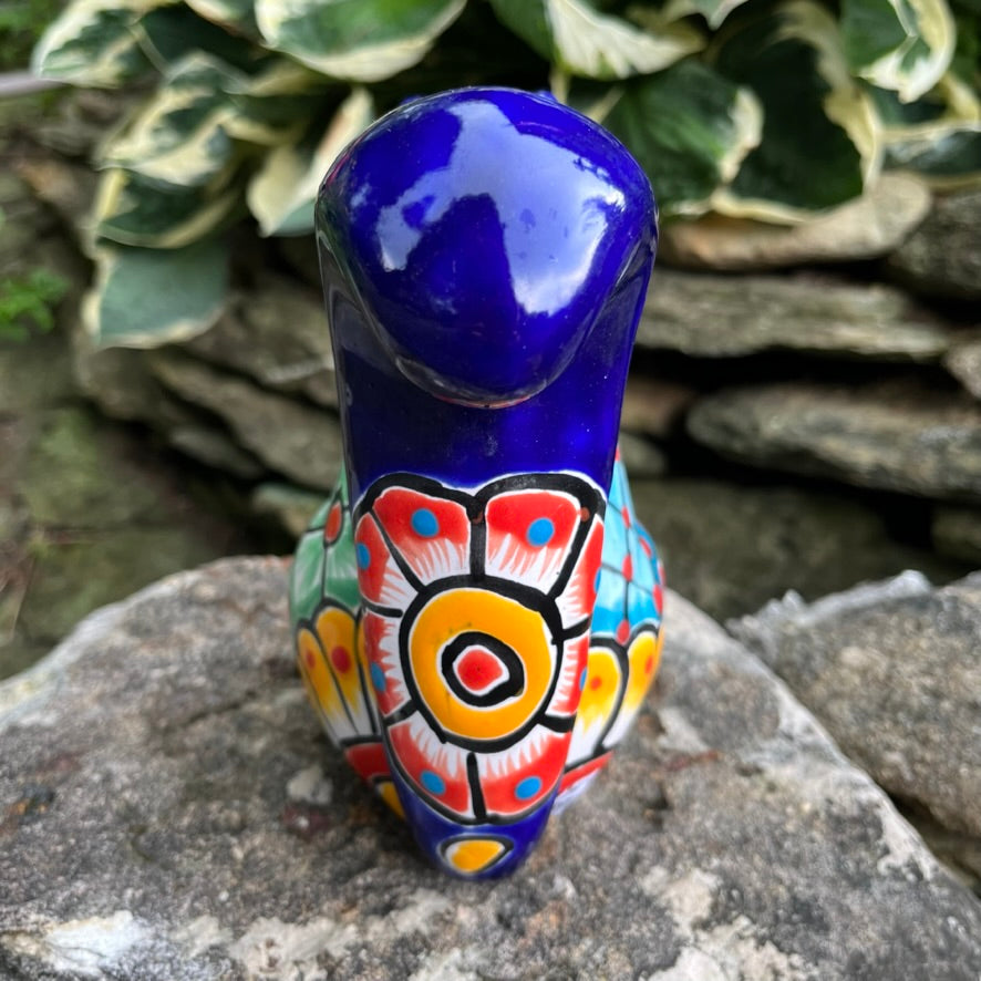 Mexican Talavera Squirrel with Nut BAck TAil