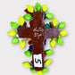 Oretage Family folk art cross signed back