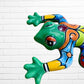 Talavera wall frog Lucy Face 