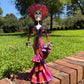 Floral Catrina Skeleton Doll 14”