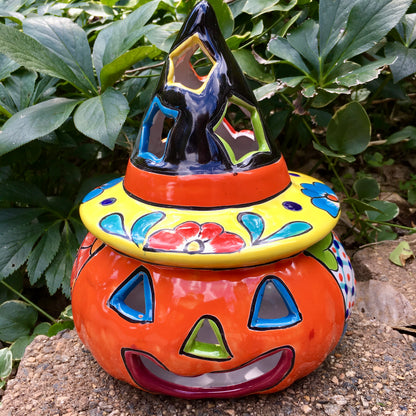 Talavera Witchy Pumpkin Chico