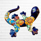 Talavera salamander lizard medium Left side