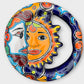 Mexican Talavera circular eclipse front