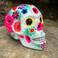 mexican sugar skull pottery