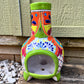 Talavera Chiminea Candle Holder