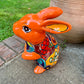 Talavera bunny rabbit standing side by side