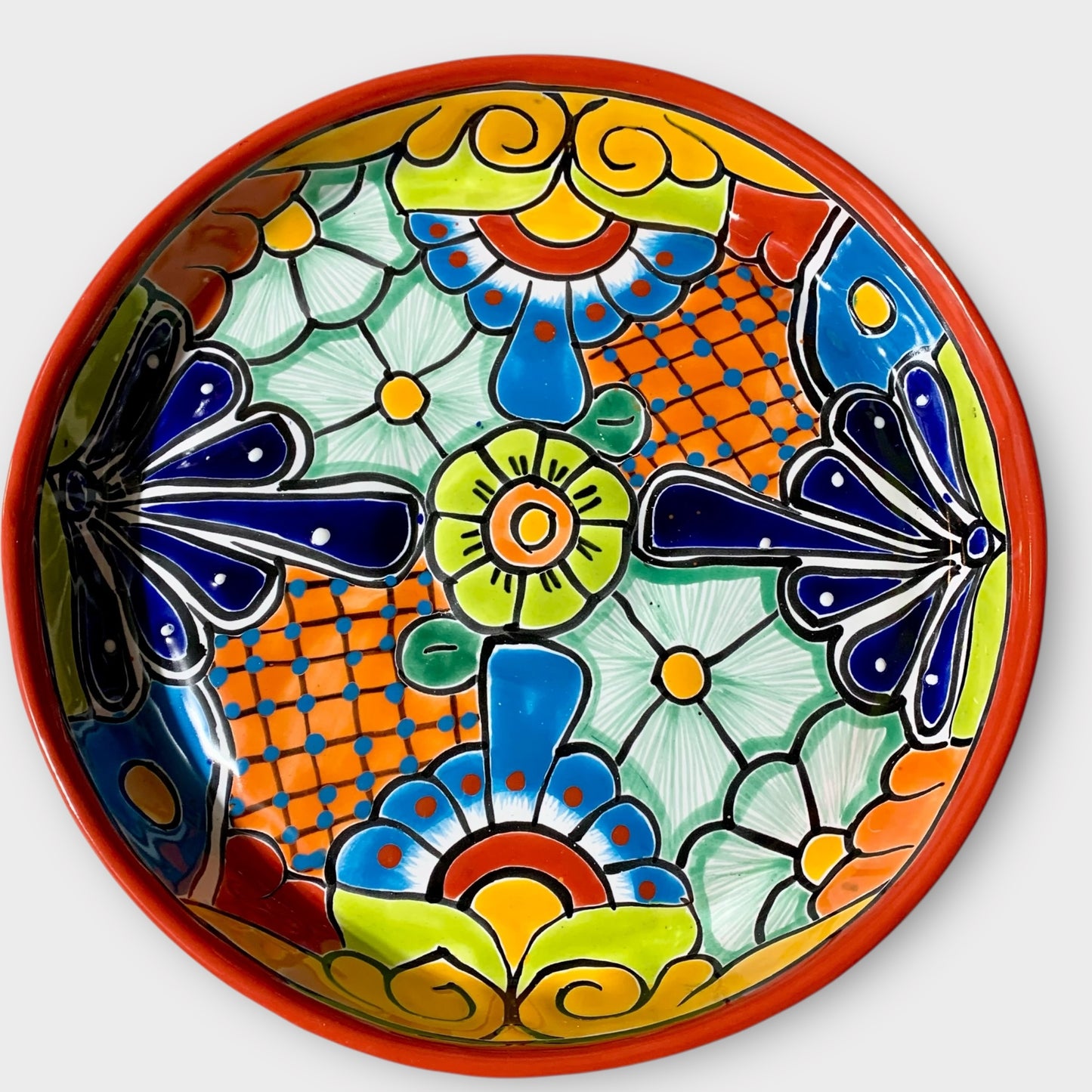 Talavera Redondo Sectional Serving Piece Bottom plate
