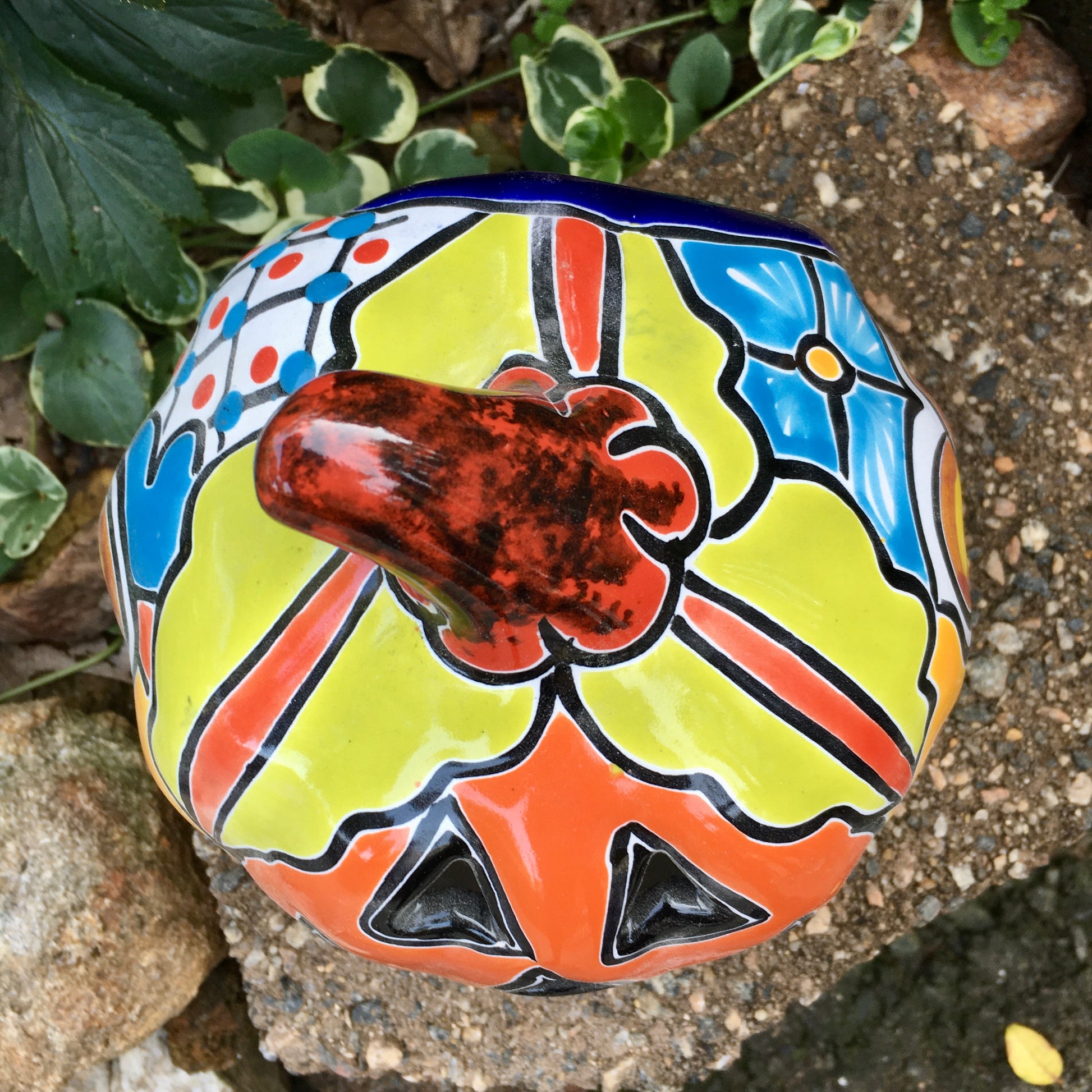 Talavera pumpkin calabaza top