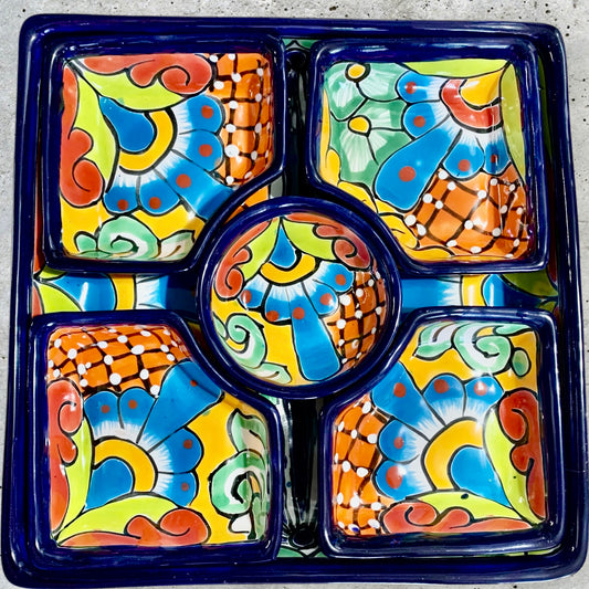 Talavera Serving Dish Cuadrado