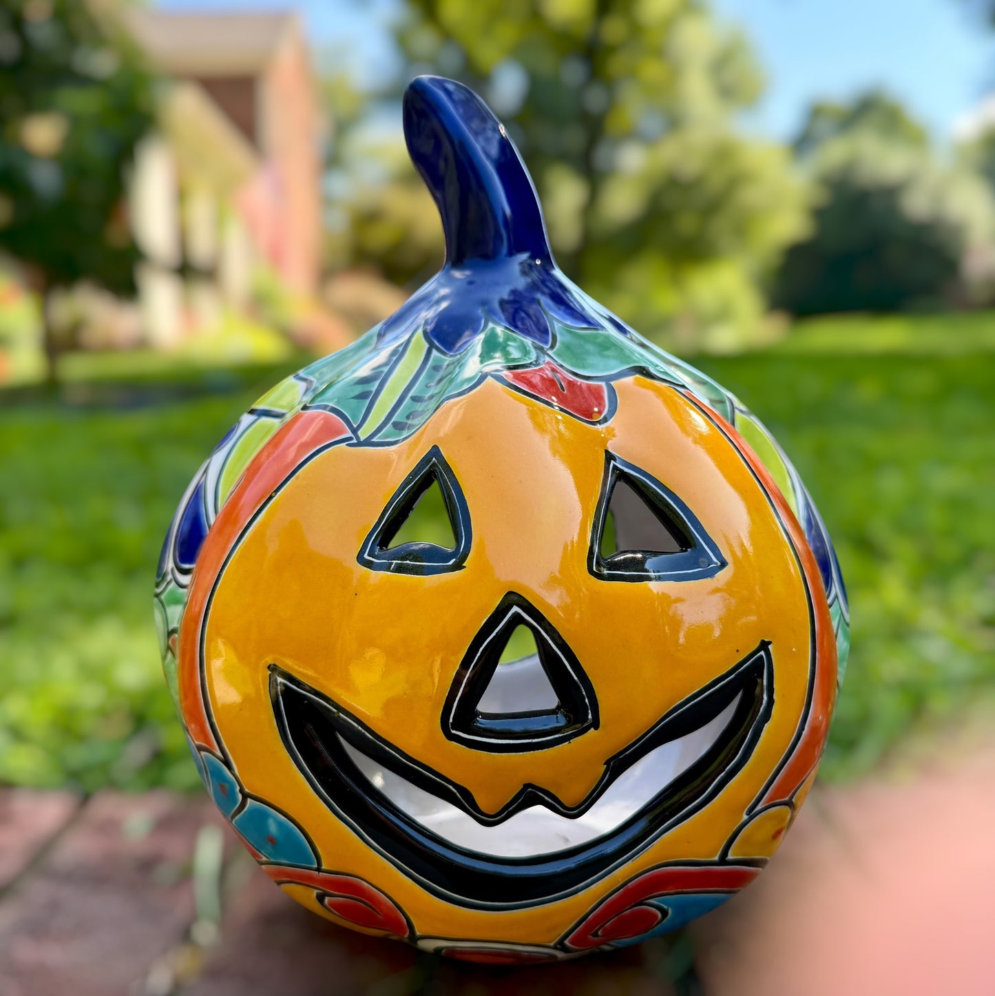 Talavera Pumpkin LG- Calabaza