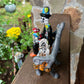 catrina man and his perro dog sude two
