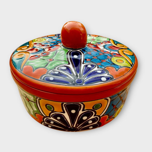 Talavera tortilla warmer