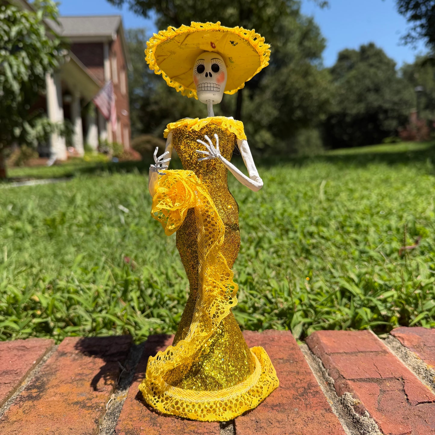 Sparkle Catrina Skeleton Doll