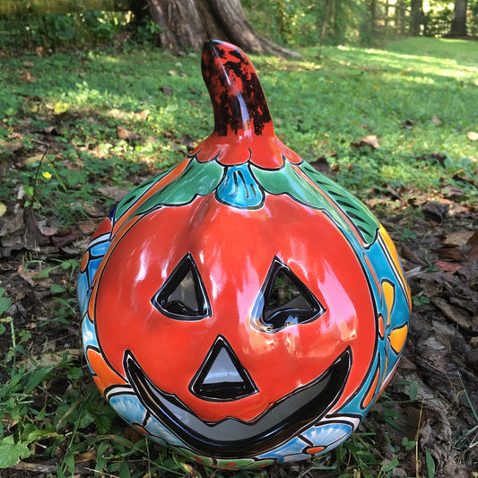 Talavera pumpkin large