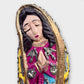 Milagros Virgin De Guadalupe wood figurine