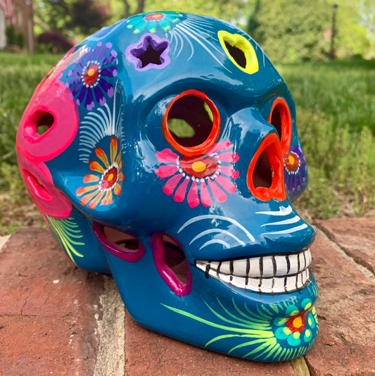 Mexican sugar skull large Lumineria 