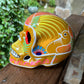 mexican sugar skull hand painted folk art side