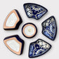Mexican Talavera Sectional Taco Serving Dish sections bottom