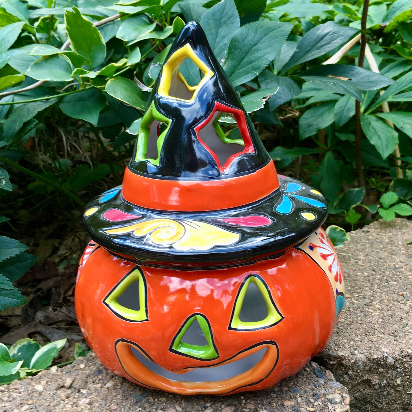 Talavera Witchy Pumpkin Chico
