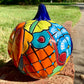 Talavera pumpkin calabaza side